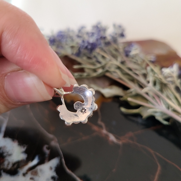 Sterling silver turquoise pendant - Picture 4 of 5